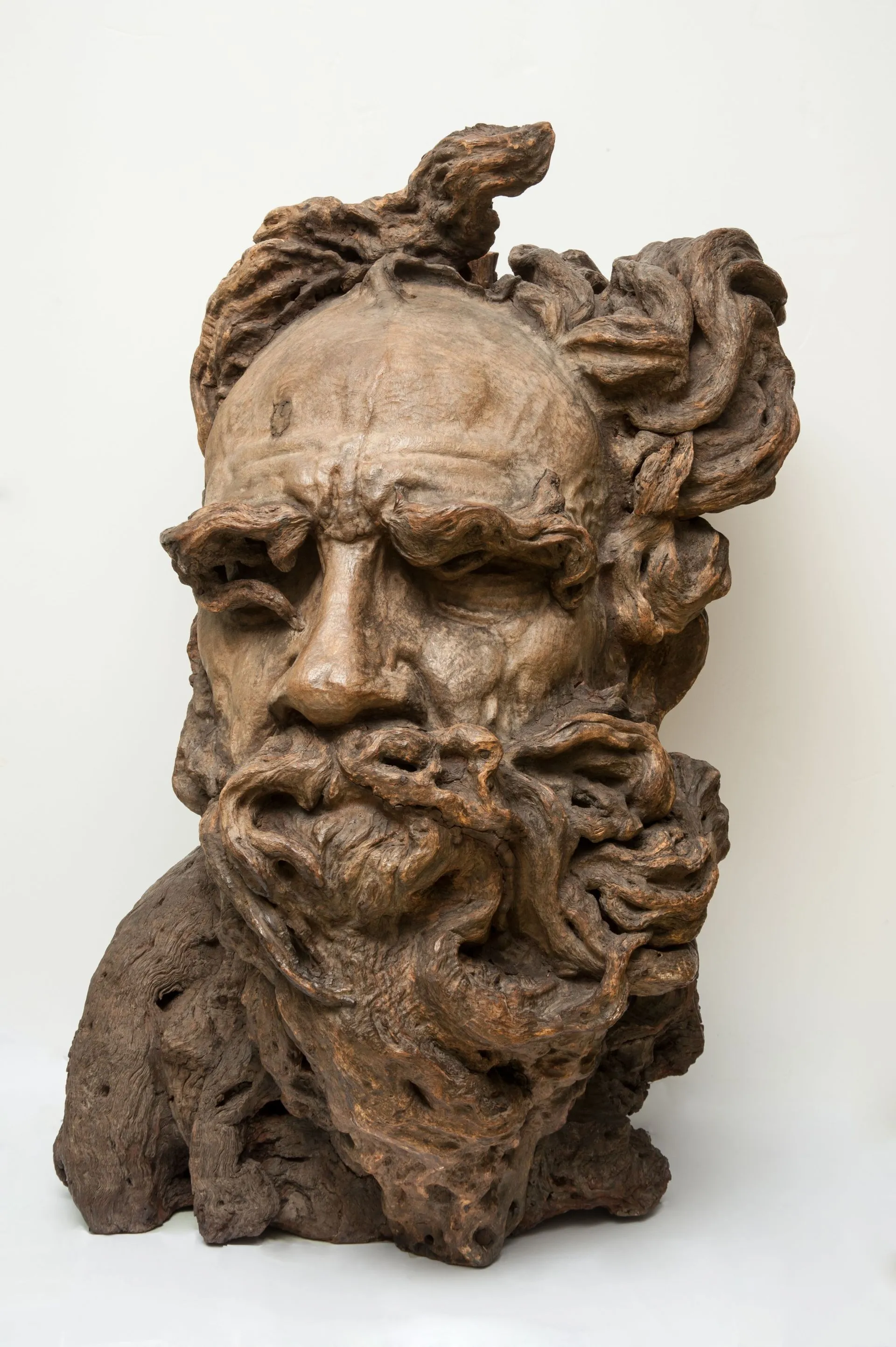 Stepan Erzya. Leo Tolstoy. 1930. Algarrobo wood