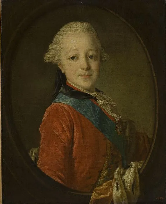 Portrait of the Grand Duke Paul Petrovich in Childhood