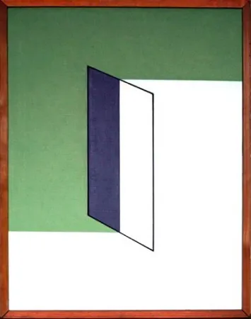 Leonid Borisov. Door. 1998. Oil on canvas. 65х50