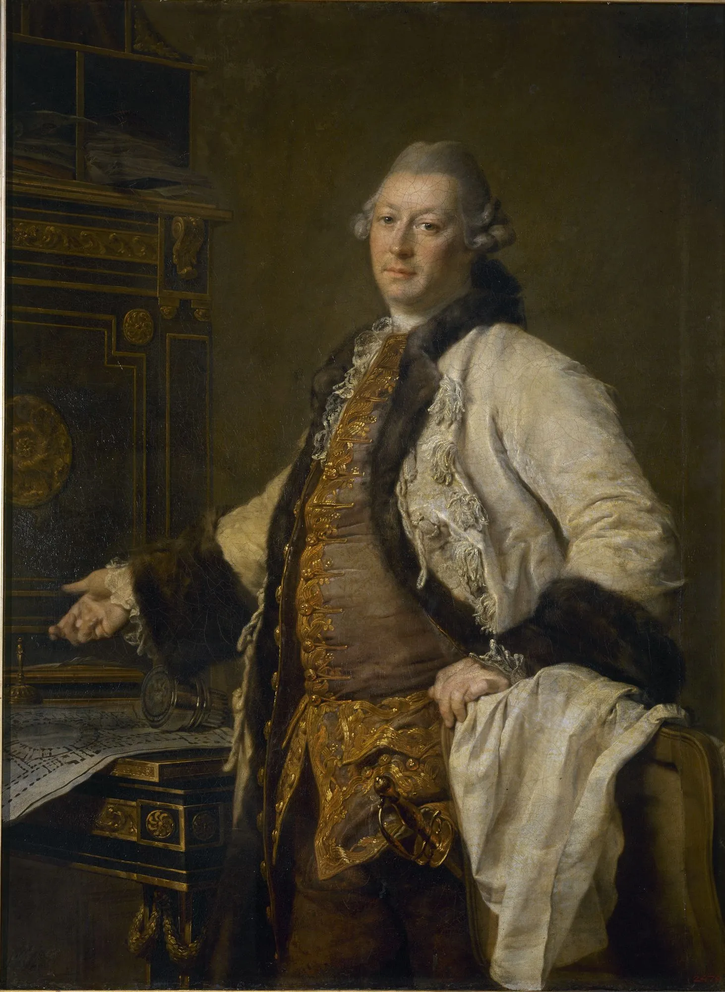 Portrait of the Architect Alexander Kokorinov, Director and First Rector of the Academy of Arts