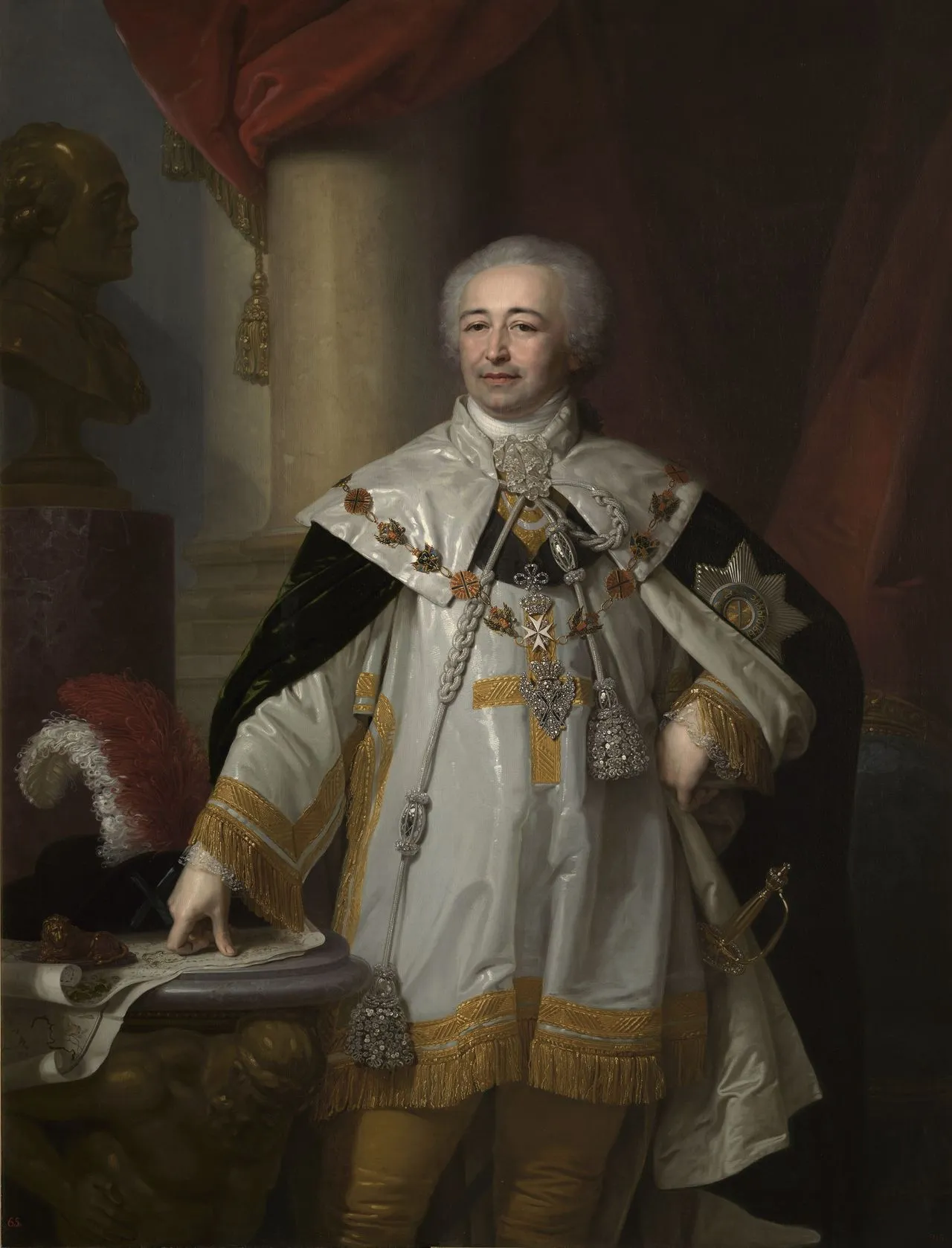 Vladimir Borovikovsky. Portrait of Prince Alexander Kurakin. 1799