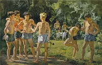 Morning of Spanish Pioneers in a Summer Camp. 1939