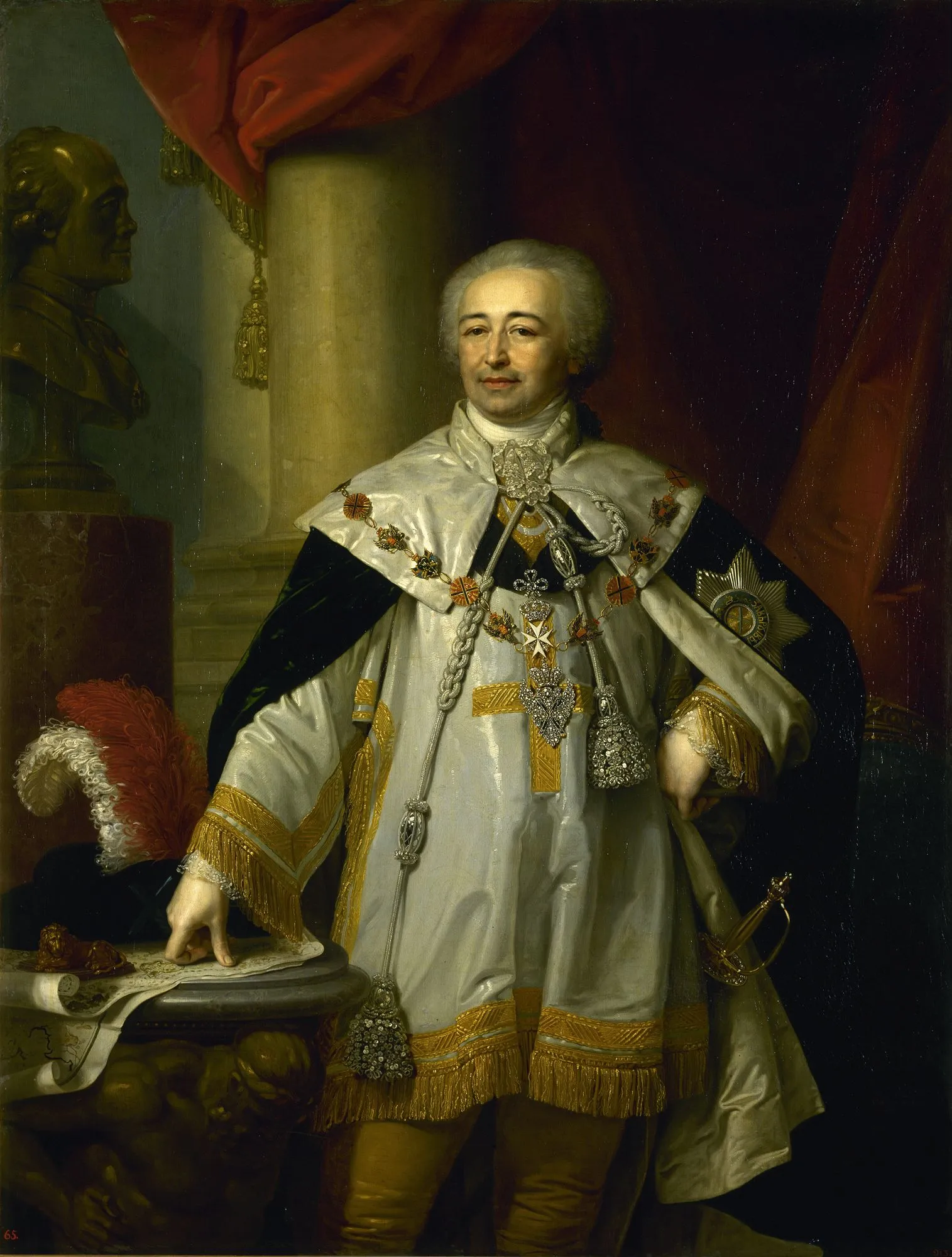 Portrait of the Vice Chancellor Prince Alexander Kurakin