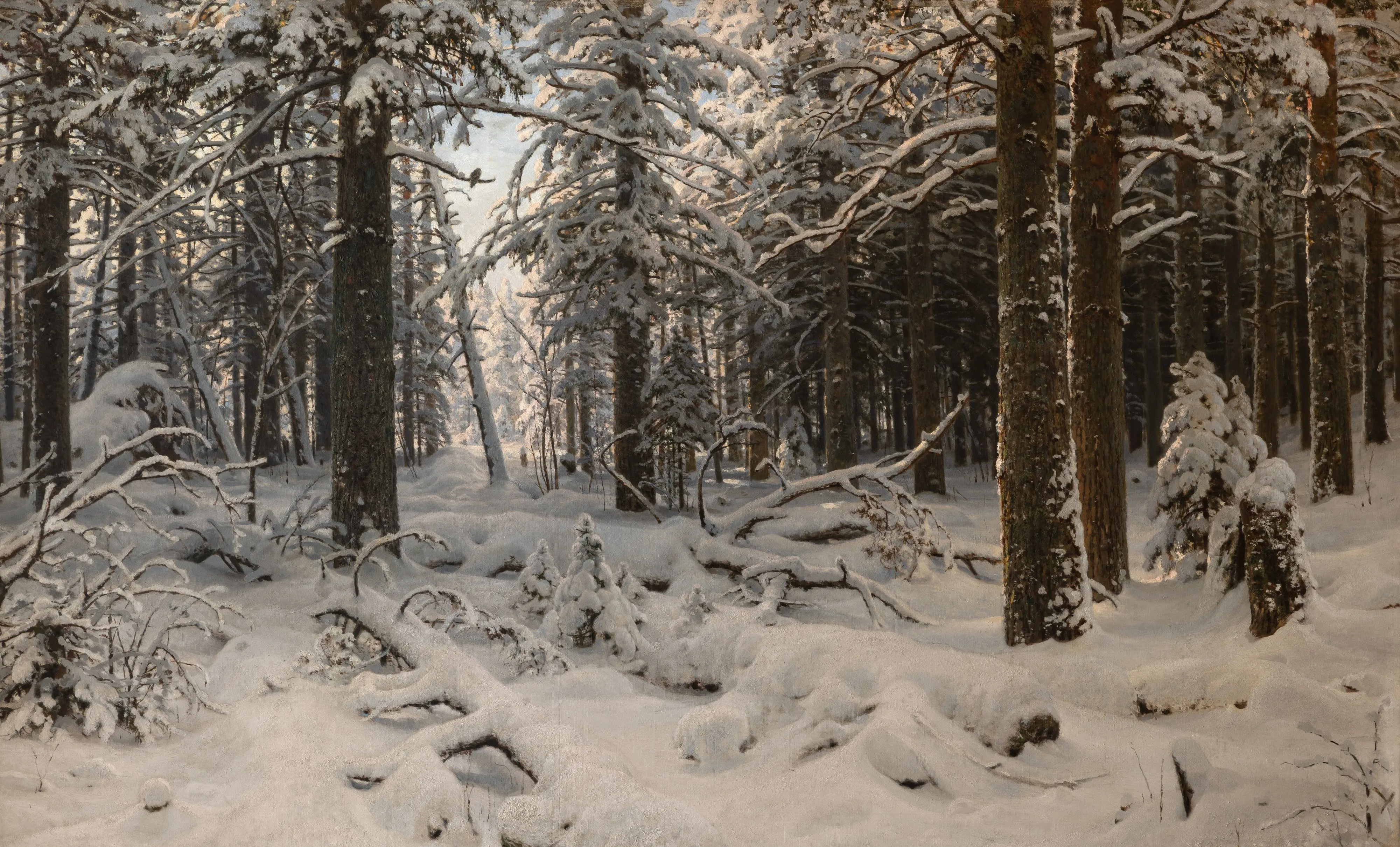 Ivan Shishkin. Winter. 1890. Oil on canvas