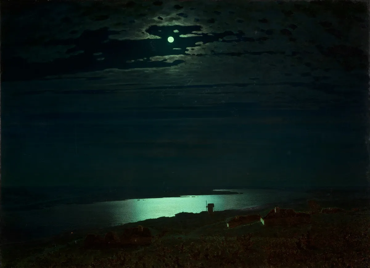 Arkhip Kuindzhi. Moonlit Night on the Dnieper. 1880. Oil on canvas. State Russian Museum