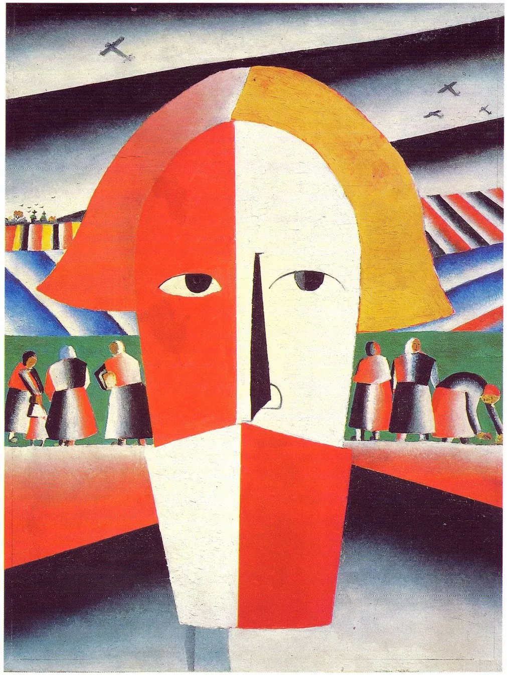 K. Malevich. Peasant's Head. 1928-1929.