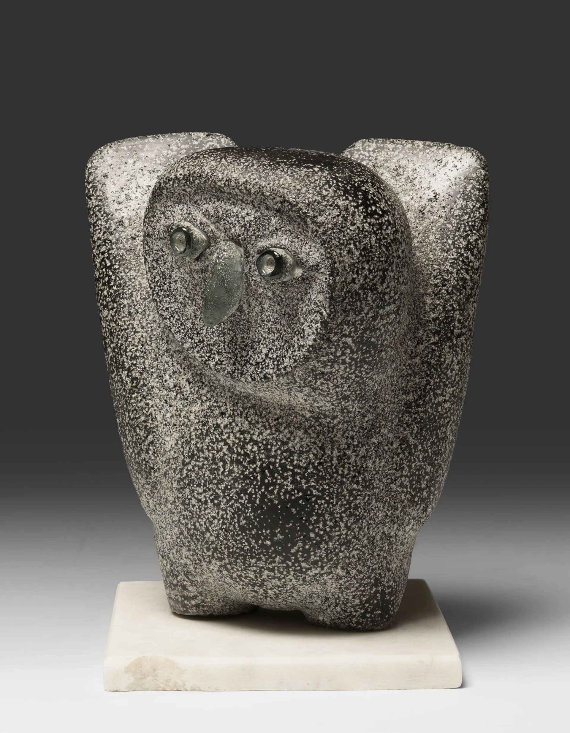 Andrei Krivolapov. Hunter. 2010. Optical glass, marble, diamond cutting, polishing
