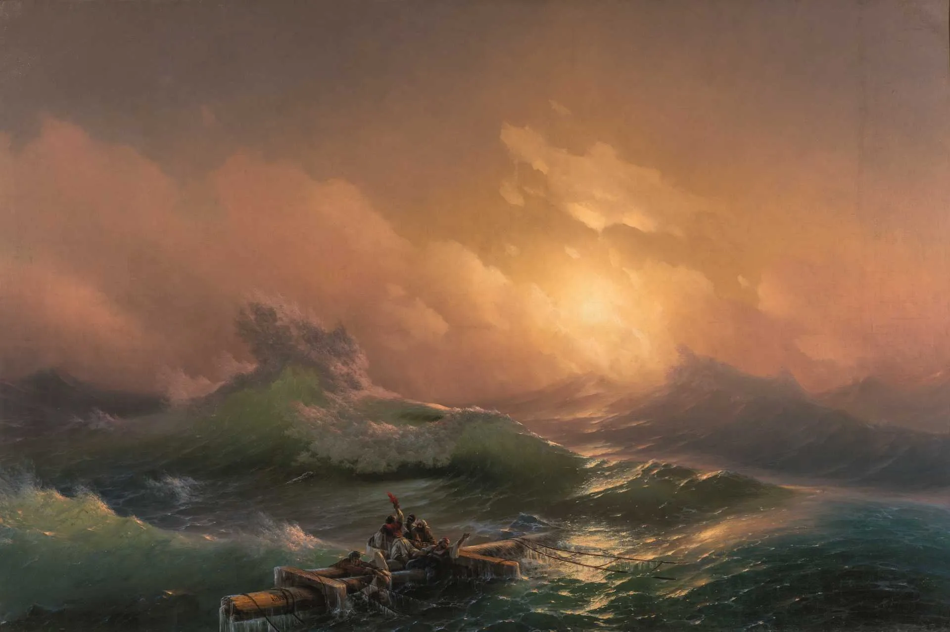 Ivan Aivazovsky. The Ninth Wave. 1850