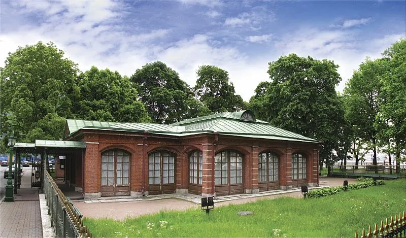 Modern exhibition of Cabin of Peter the Great