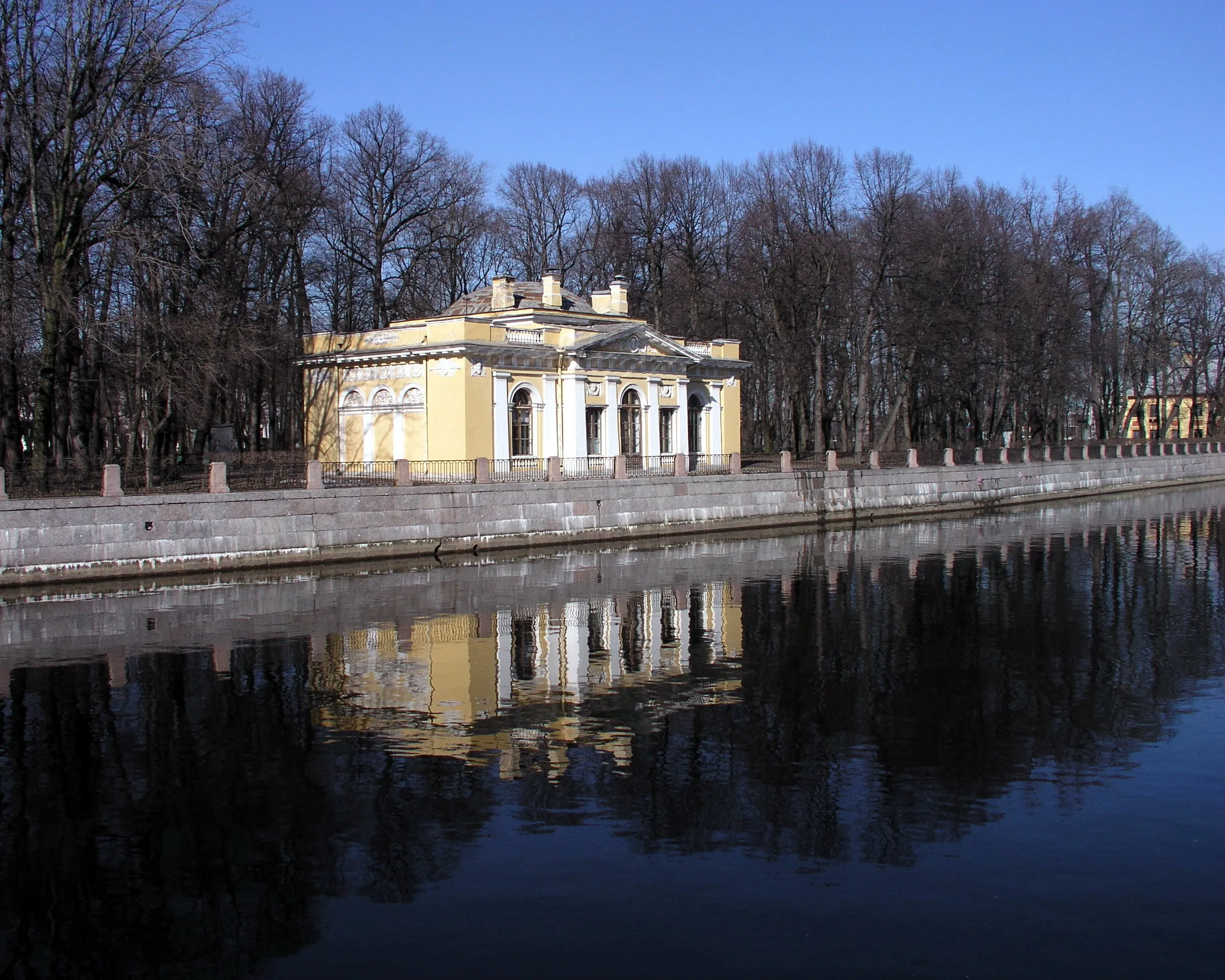 The Coffee House. View from the Fontanka River